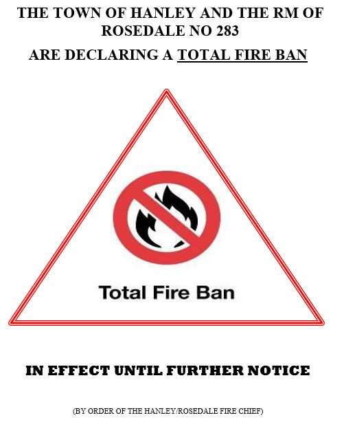 Fire Ban Rescinded Hanley, Saskatchewan