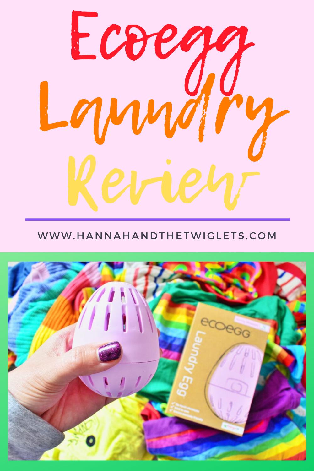 Ecoegg Laundry Egg Review Gifted Hannah and the Twiglets