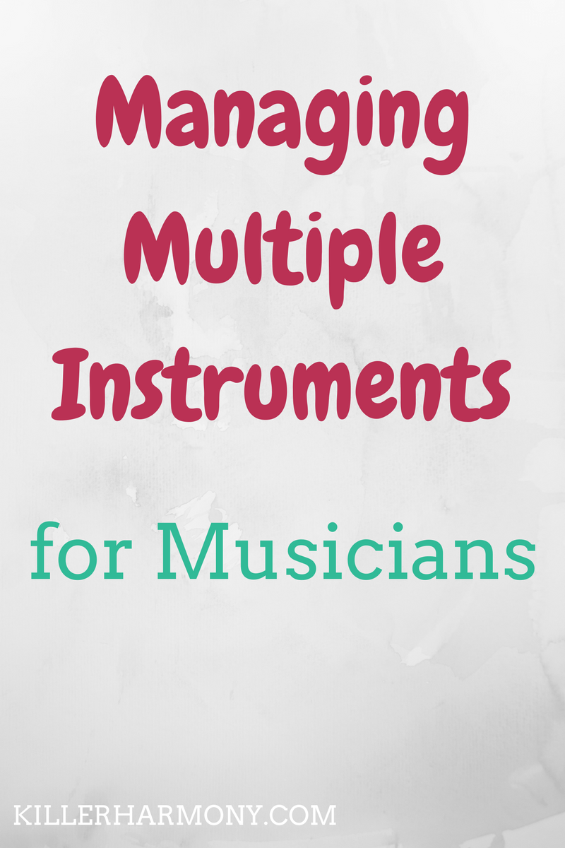 How to Manage Multiple Instruments Hannah B Flute