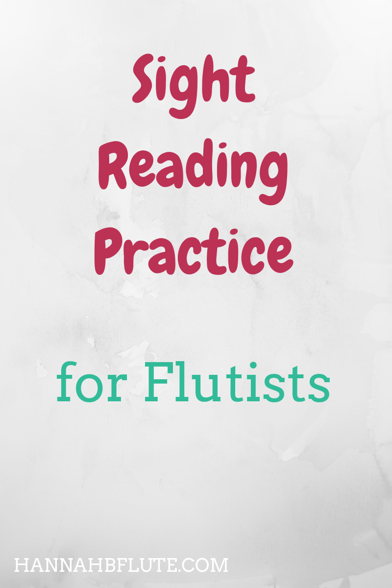 Sight Reading Practice Hannah B Flute