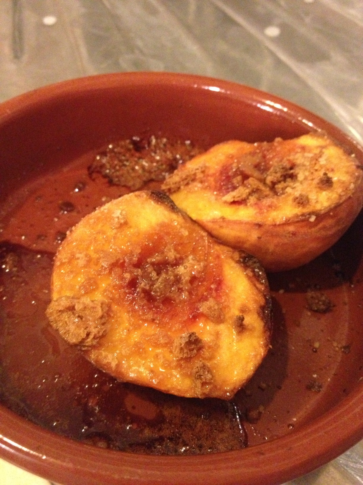 Recipe Baked Amaretto Peaches hannahhotcakes