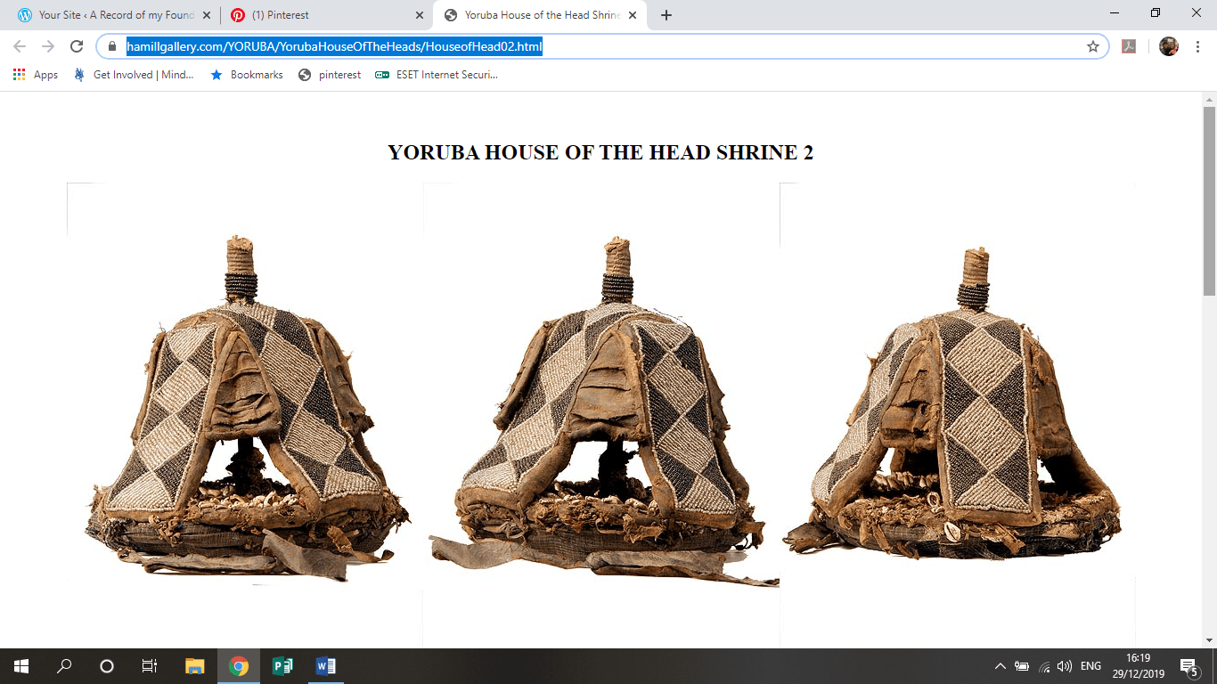 House of the Head shrine A Record of my Foundation Year