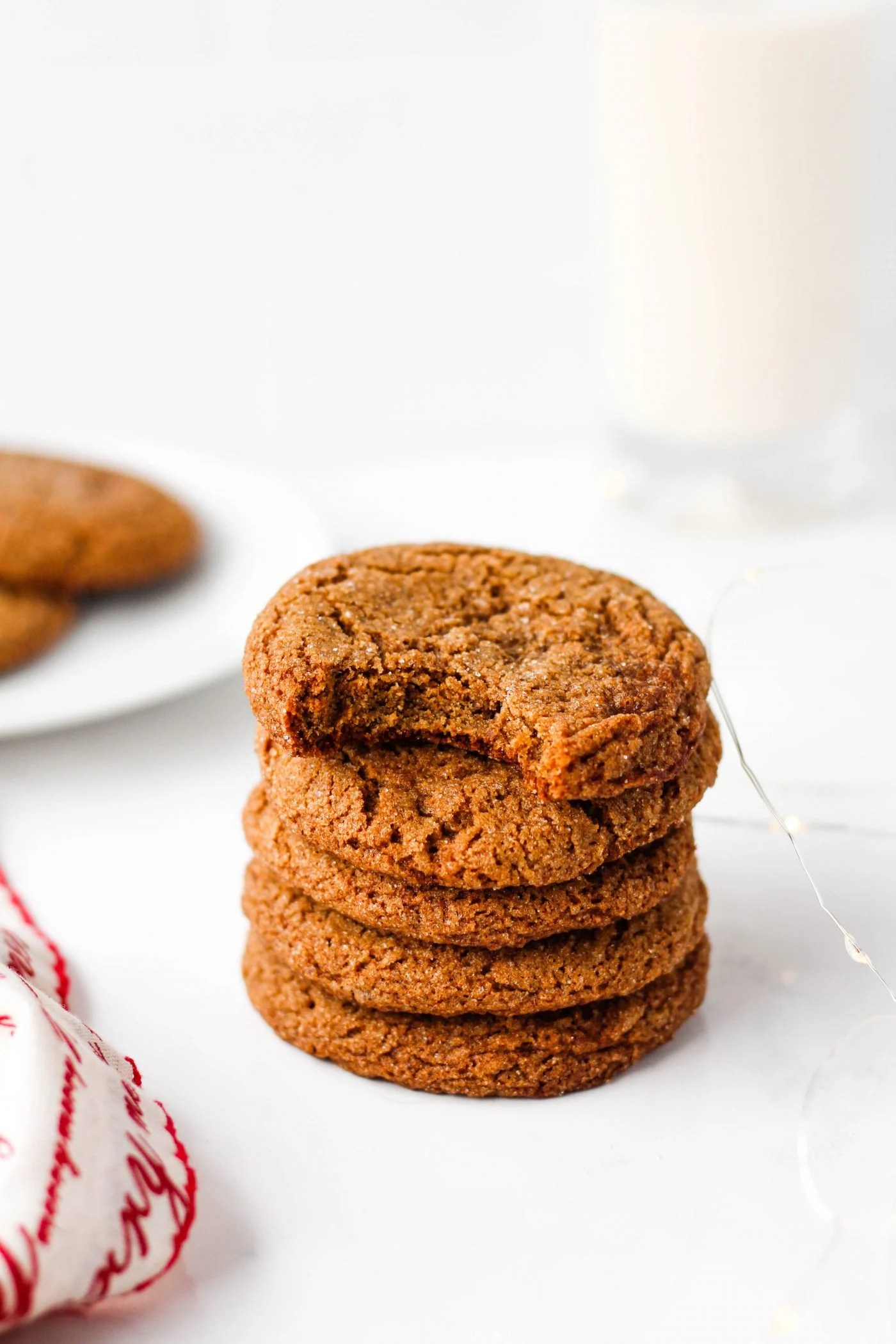 Healthy Ginger Cookies (Ginger Molasses Cookies) Hannah Magee RD