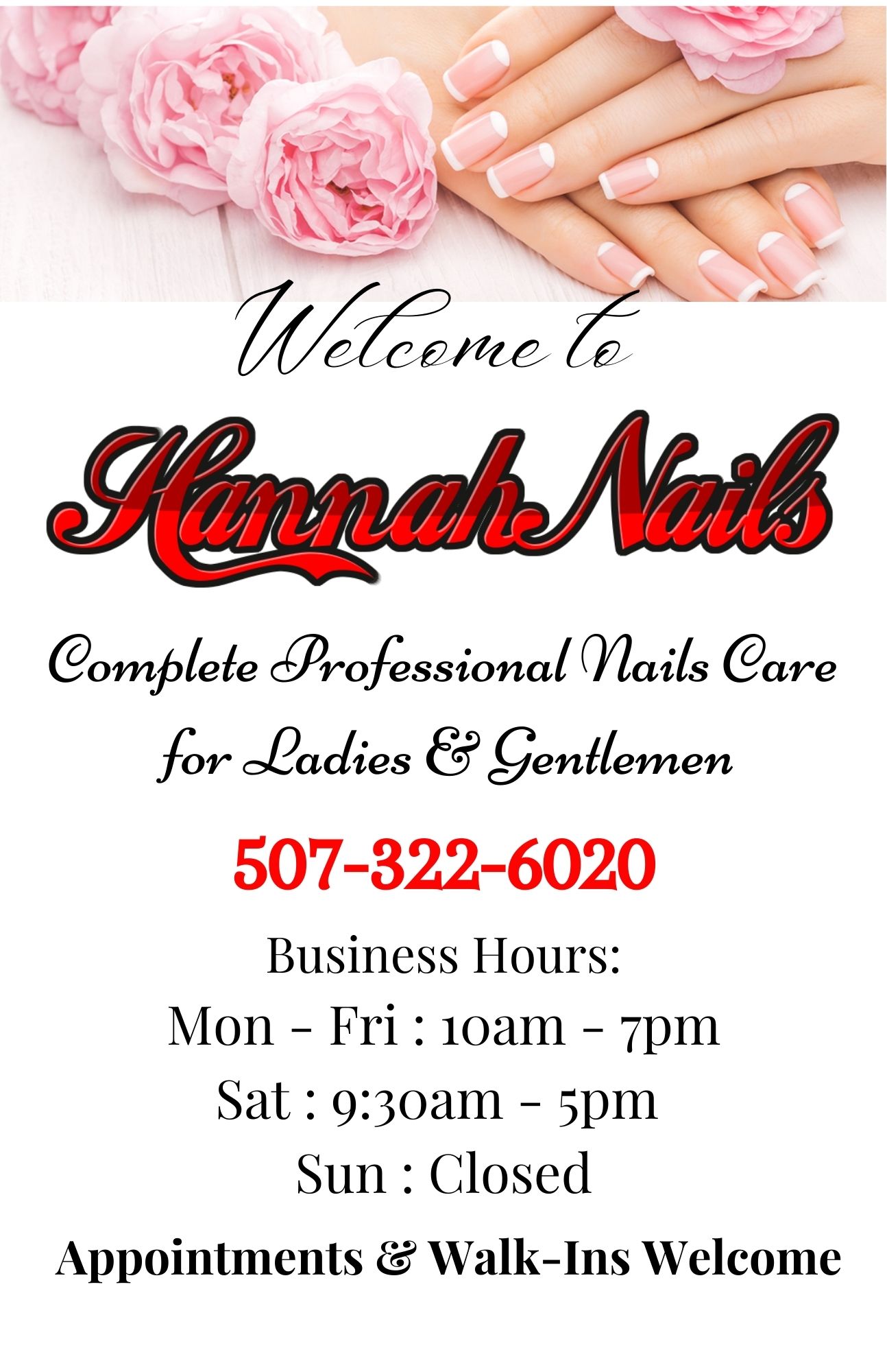 Hannah Nails Best Nail Salon in Rochester