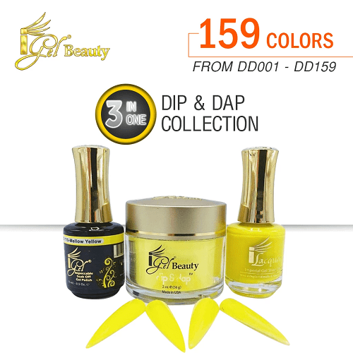 iGel 3in1 Acrylic/Dipping Powder + Gel Polish + Nail Lacquer, Dip & Dap