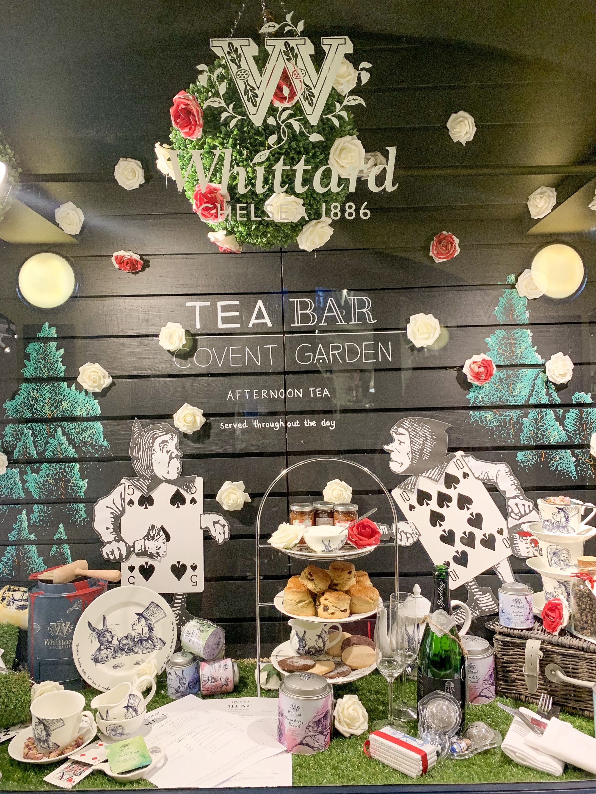 AD Afternoon Tea at Whittard of Chelsea Tearoom in Covent Garden