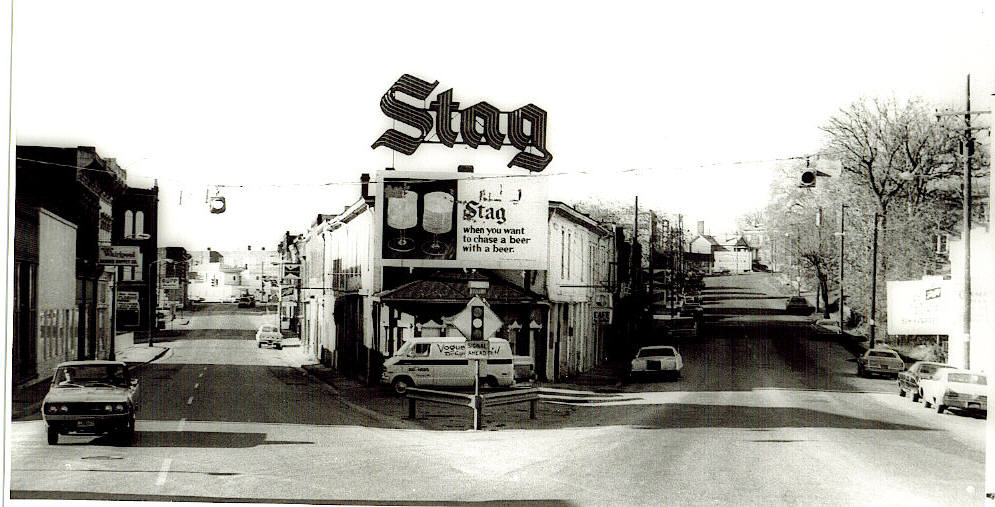 "Wedge" of Market Streets and Broadway Just Before Demolition