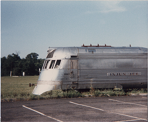 Injun Joe (engine of the Mark Twain Zephyr) in Kansas City