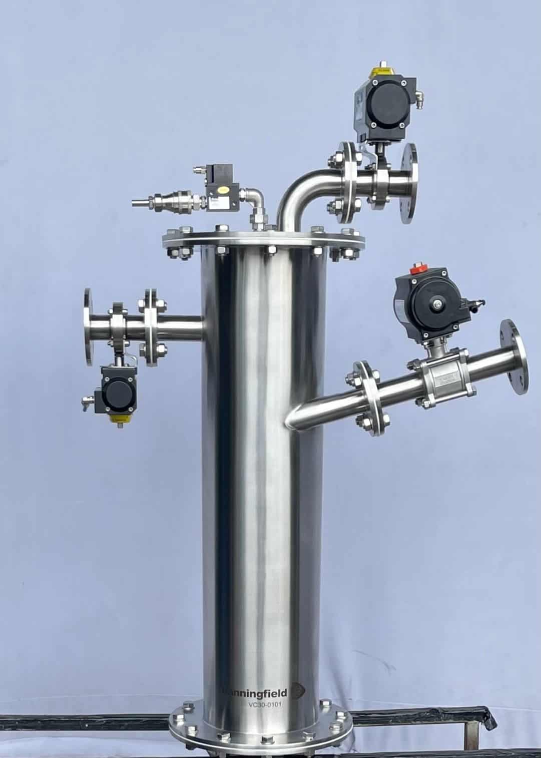 Hanningfield Vacuum Transfer Hoppers for Reactor Loading Hanningfield