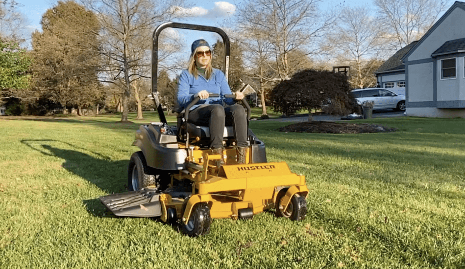 WATCH Lynda Rides a Hustler Lawn Mower! Sean Hannity