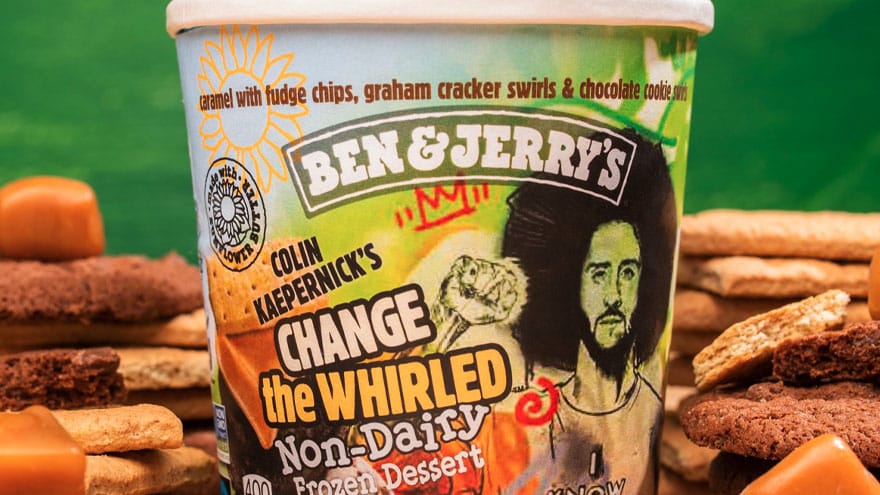 CHANGE THE WHIRLED! Kaepernick Releases Ice Cream with Ben and Jerry to