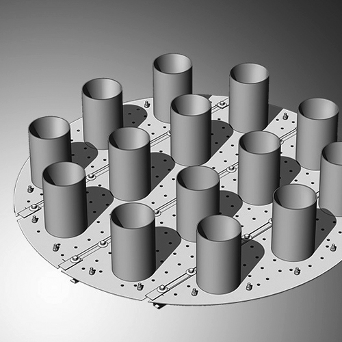 Liquid distributors for optimised mass & heat transfer
