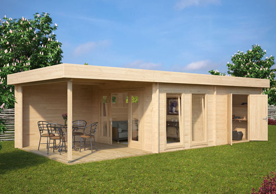 Hansa24 Group premium garden log cabins