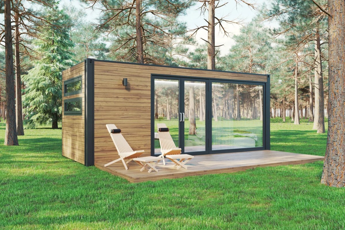 Tiny House Bliss 13.2m² / 6 x 2.5 m Hansa Gartenhaus