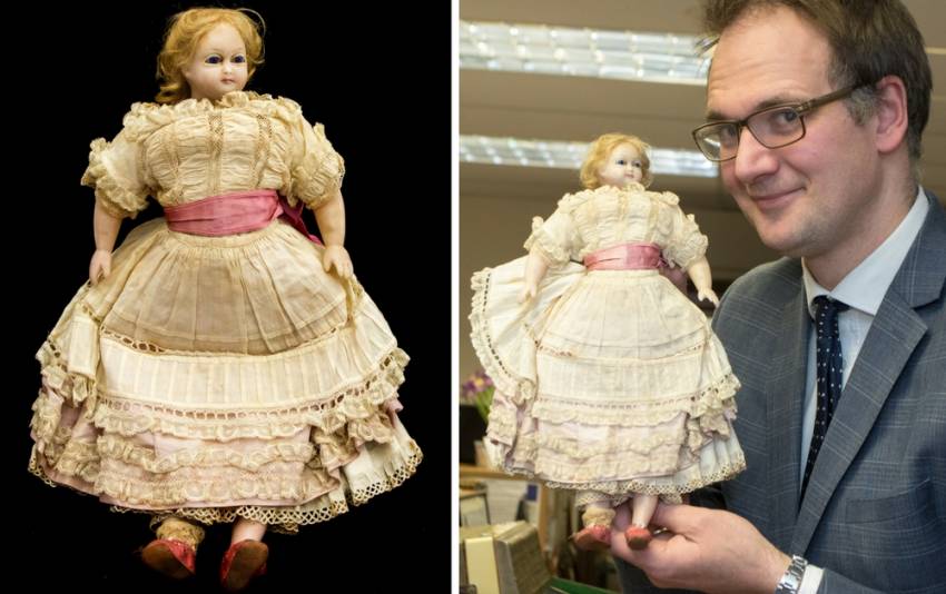 'Remarkable' wax doll given as Christening gift in 1866 set to melt