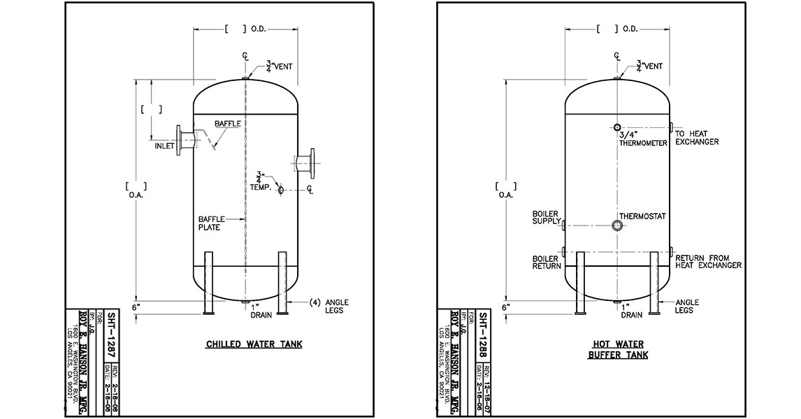 Find Durable Water Buffer Tanks in Stock Today Hanson Tank