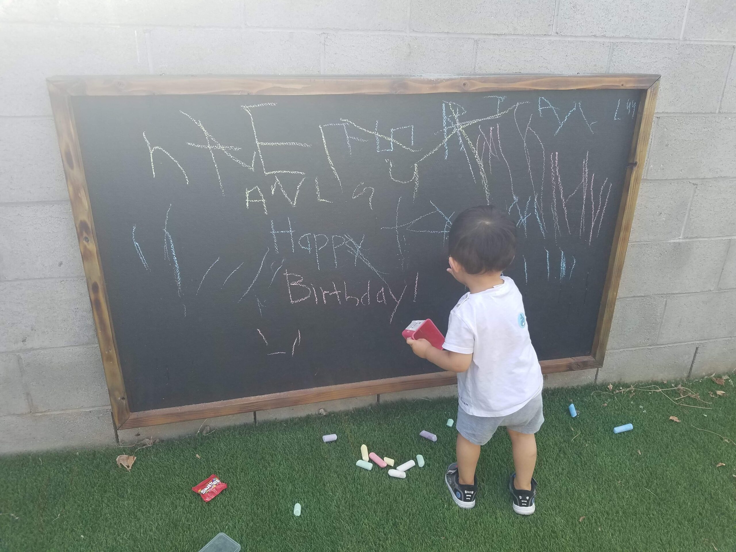 A DIY Guide to Making a Giant Outdoor Chalkboard