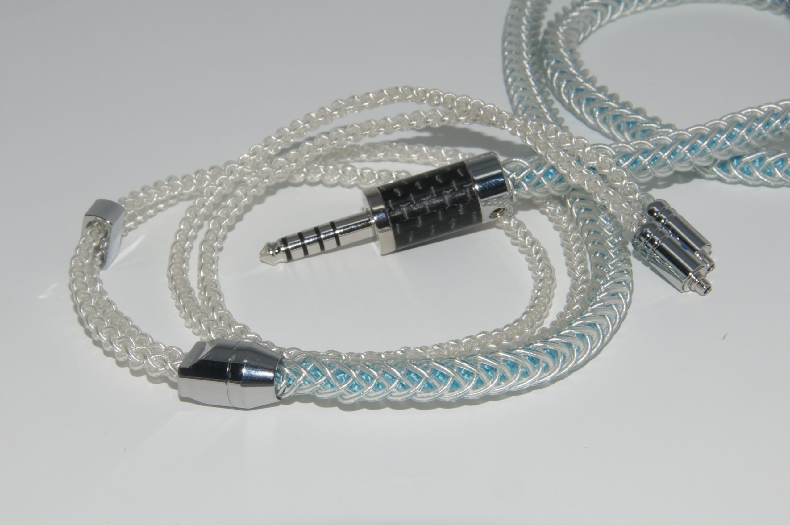 Dreddz S Headphone IEM Cable Silver Hapa Audio