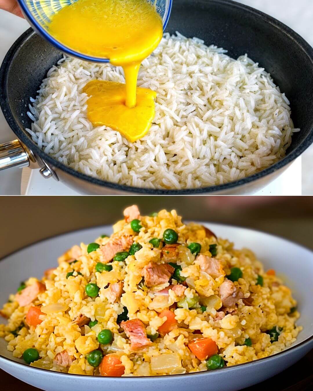 Healthy Rice and Vegetable StirFry Made by Emily