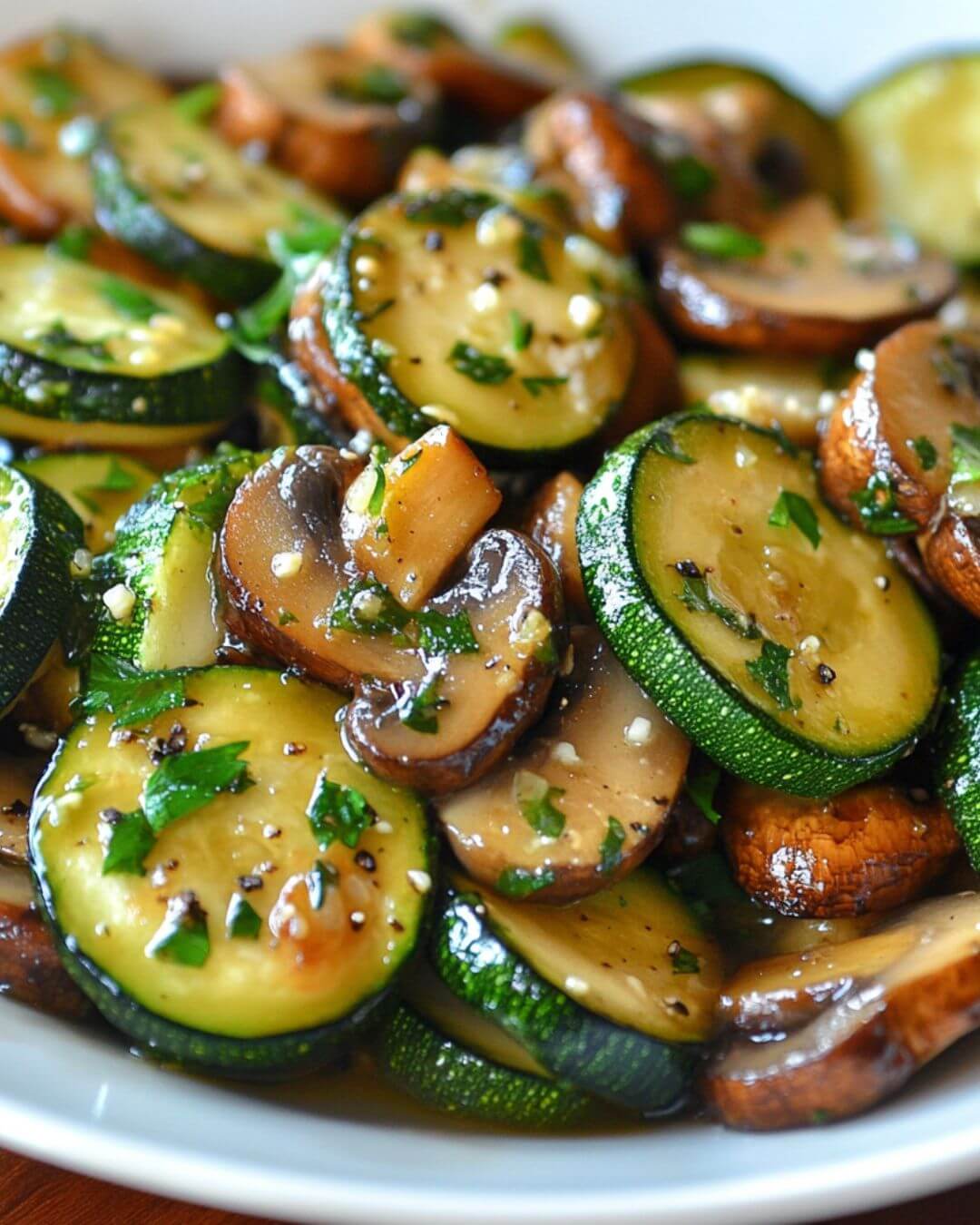 Perfect Garlic Butter Zucchini & Mushrooms A 15Minute Side Dish