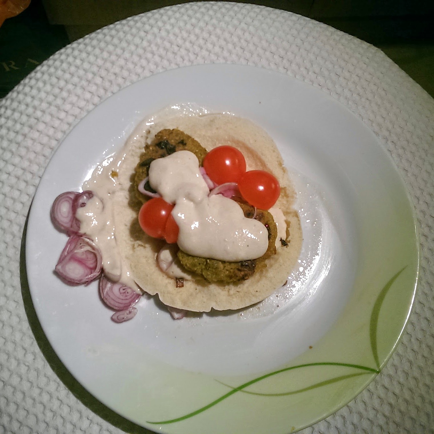 Falafel with pita chips and yogurt « hapa helpings
