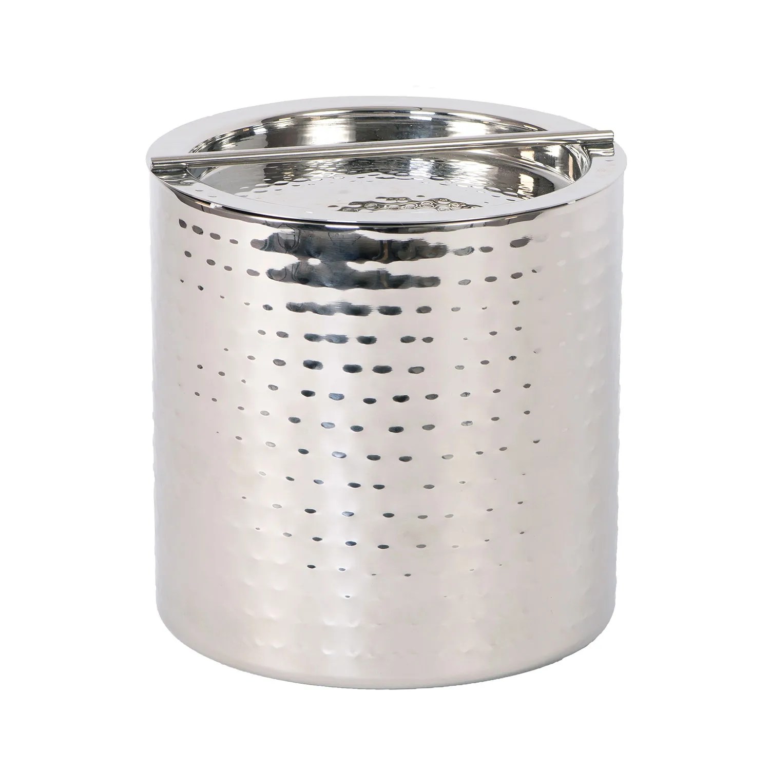 Hammered Stainless Steel 3 Qt. Ice Bucket Hapco Elmar