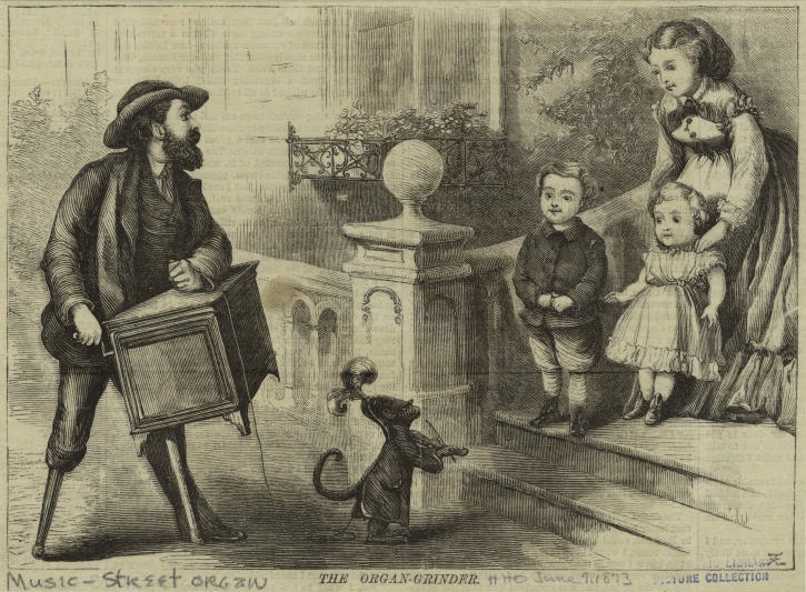 Something I've Never Seen An Organ Grinding Monkey