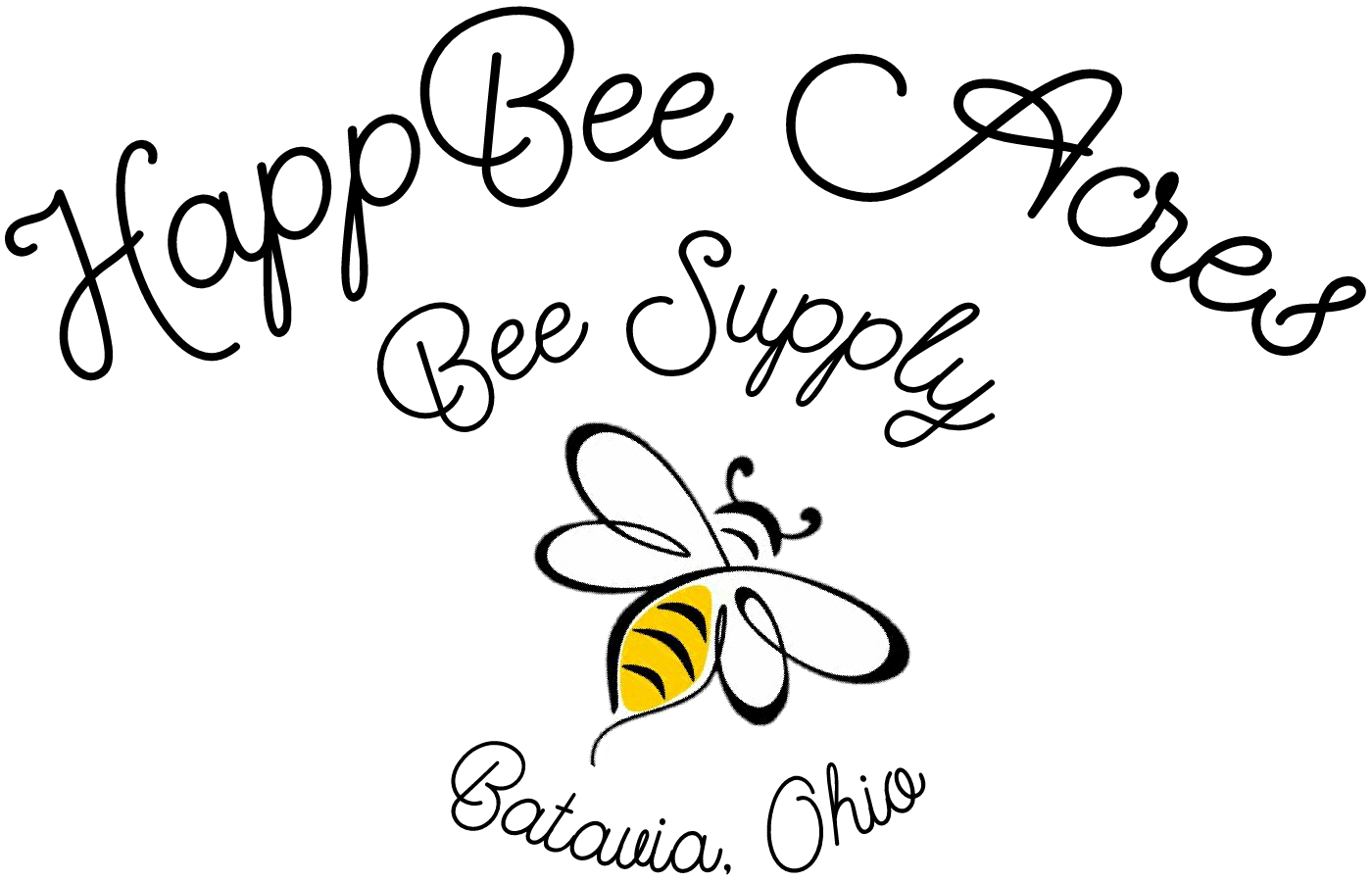 Handmade Crochet Bees Halloween HappBee Acres Bee Supply