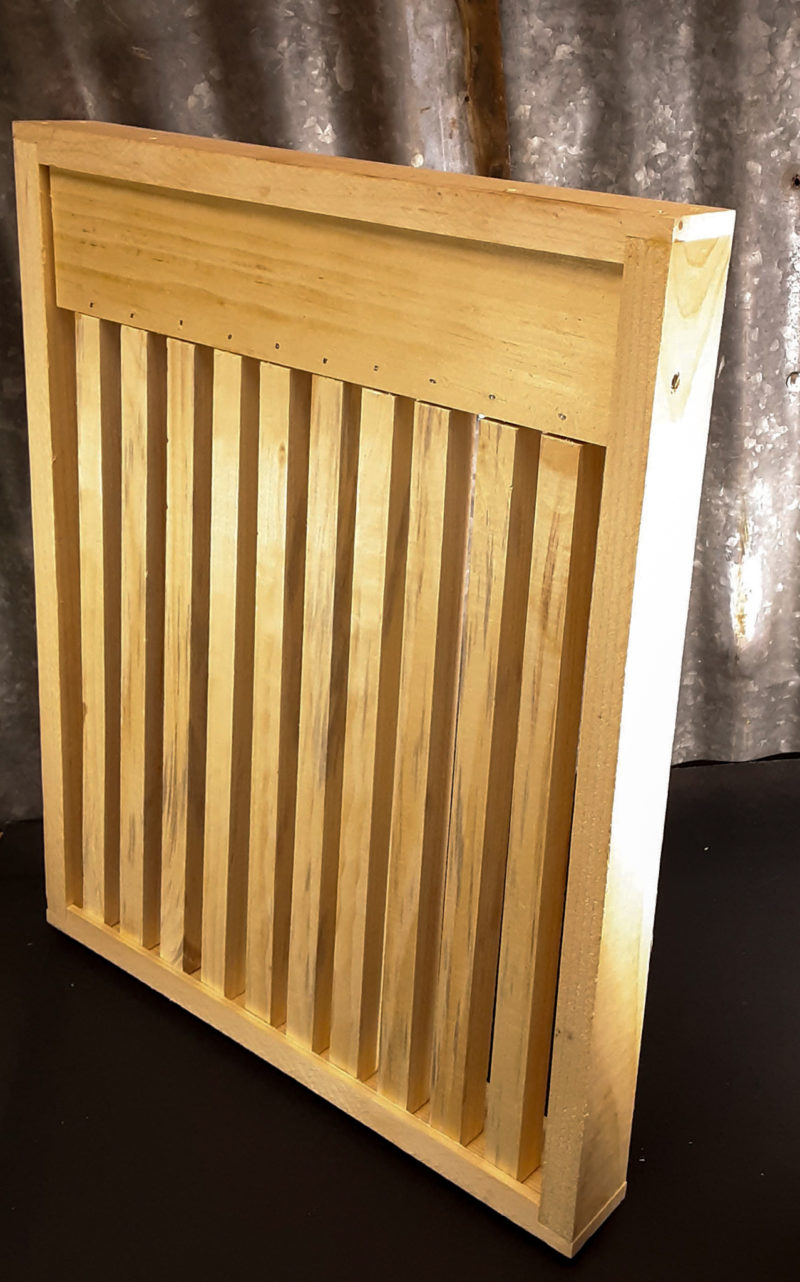 Vertical Slatted Rack 10 Frame HappBee Acres Bee Supply