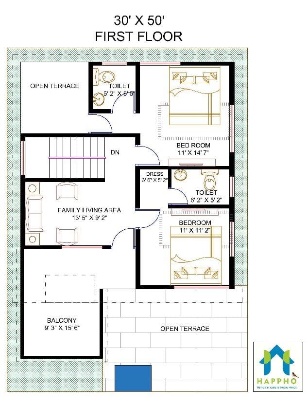 Top 10 Duplex Floor Plan Ideas For Your Plot Happho