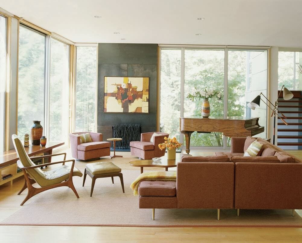 Design a MidCentury Modern Interior Style House on a Budget Happho