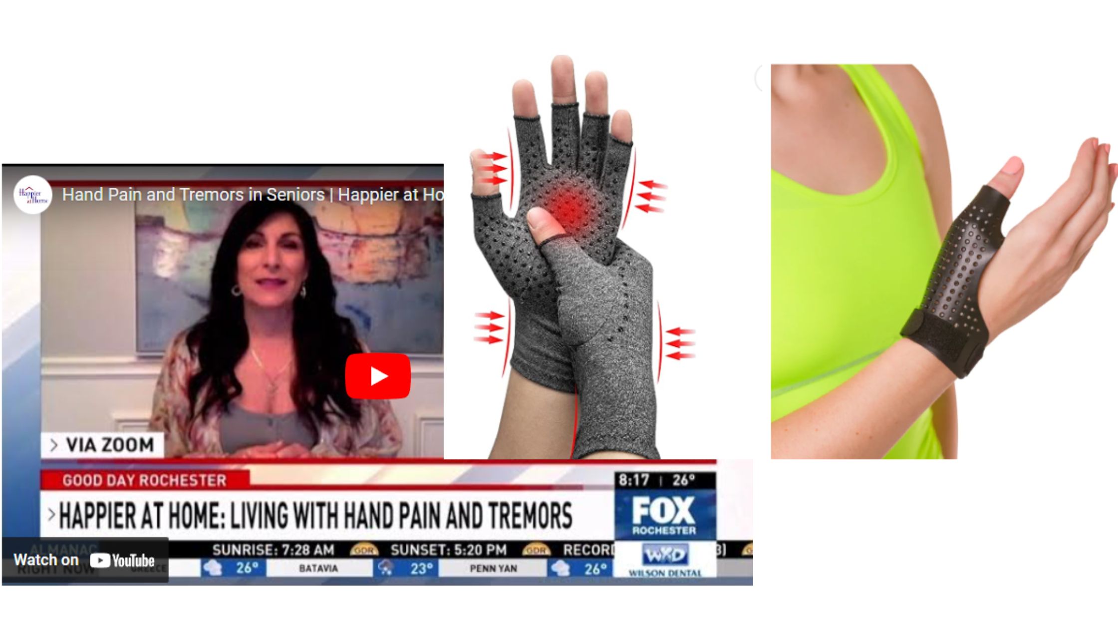 Hand Pain and Tremors in Seniors Happier at Home