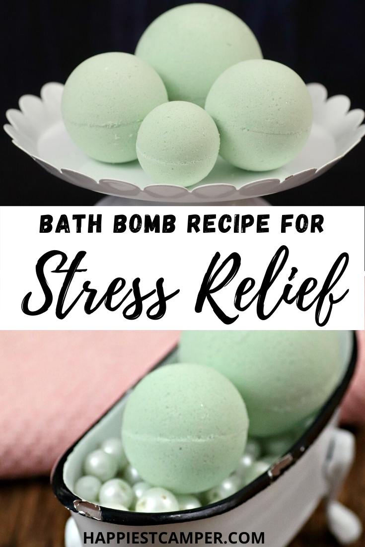 DIY Bath Bomb Recipe For Stress Relief