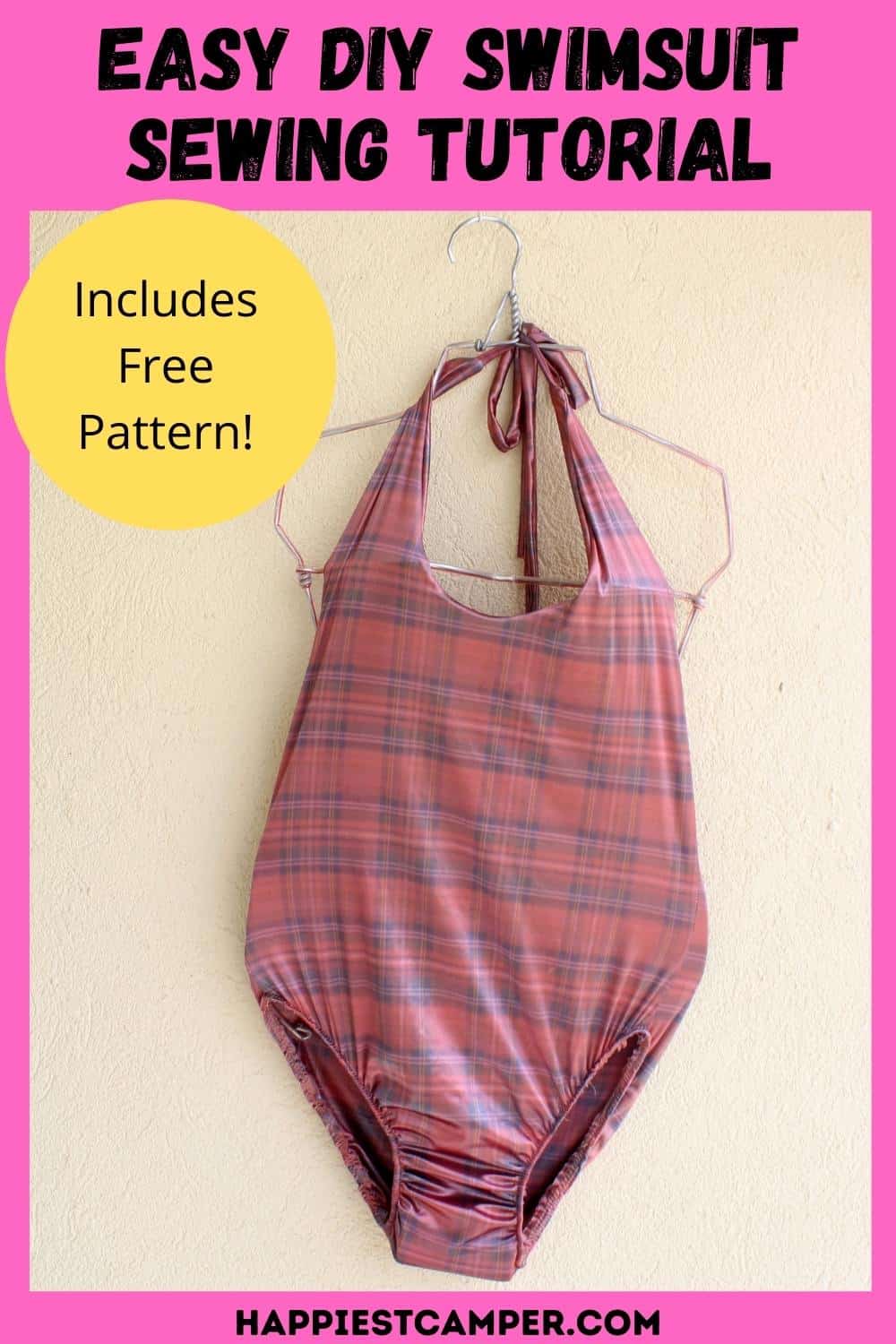 How To Sew A Swimsuit With Free OnePiece Swimsuit Pattern