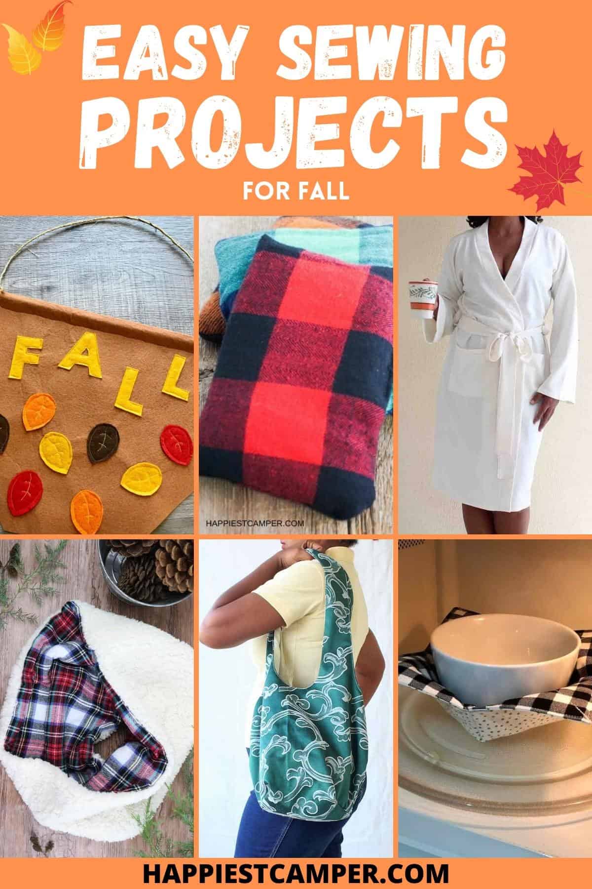 15+ Easy Fall Sewing Projects