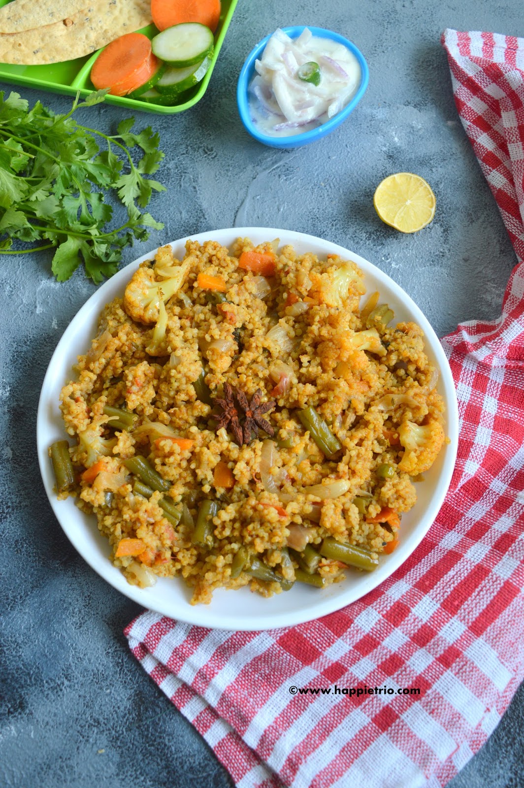 Kodo Millet Vegetable Biryani ( Varagu Biryani ) Cook with Sharmila