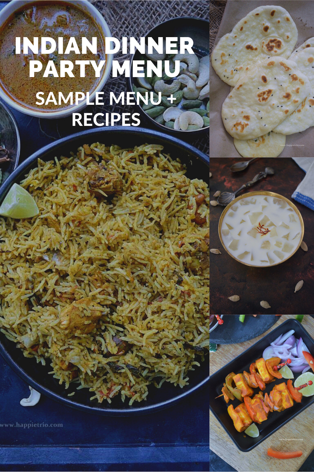 Indian Dinner Party Menu Ideas, Sample Menus + Recipes Cook with Sharmila