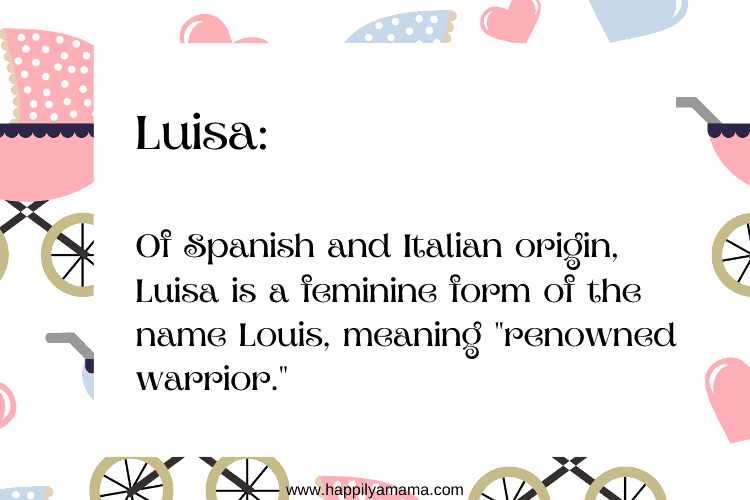 70+ Elegant Girl Names Starting With L With Meaning