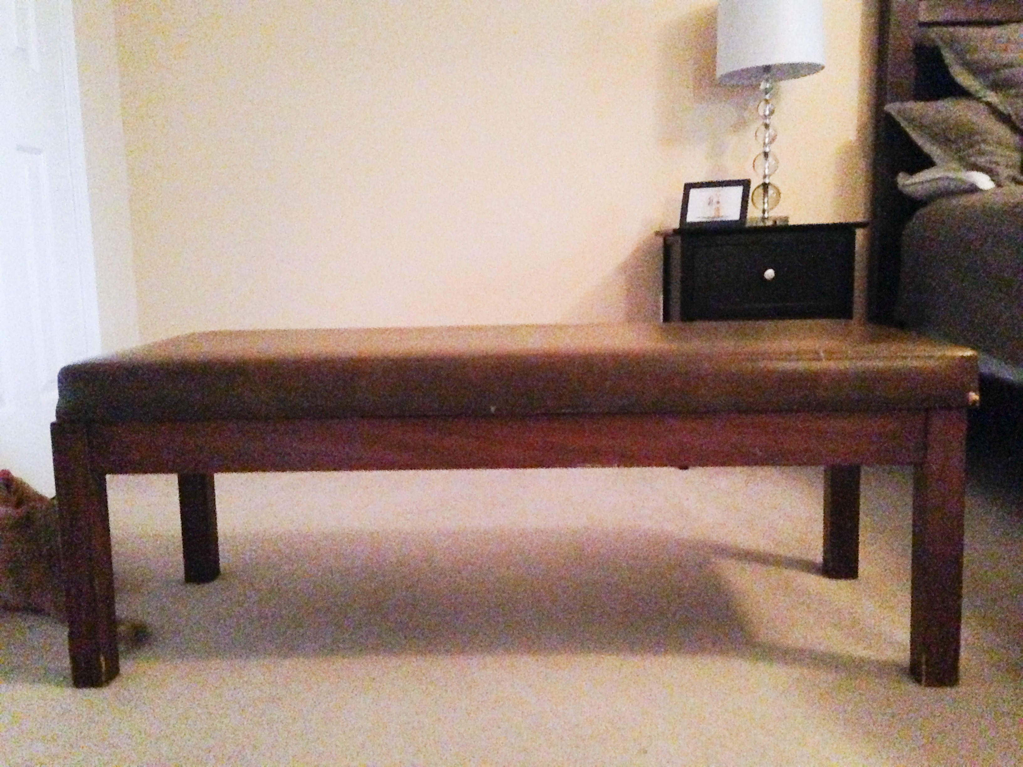 A Bench from Goodwill.