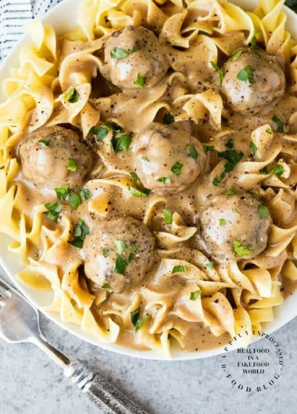 Swedish Meatballs with an Epic Sauce Happily Unprocessed