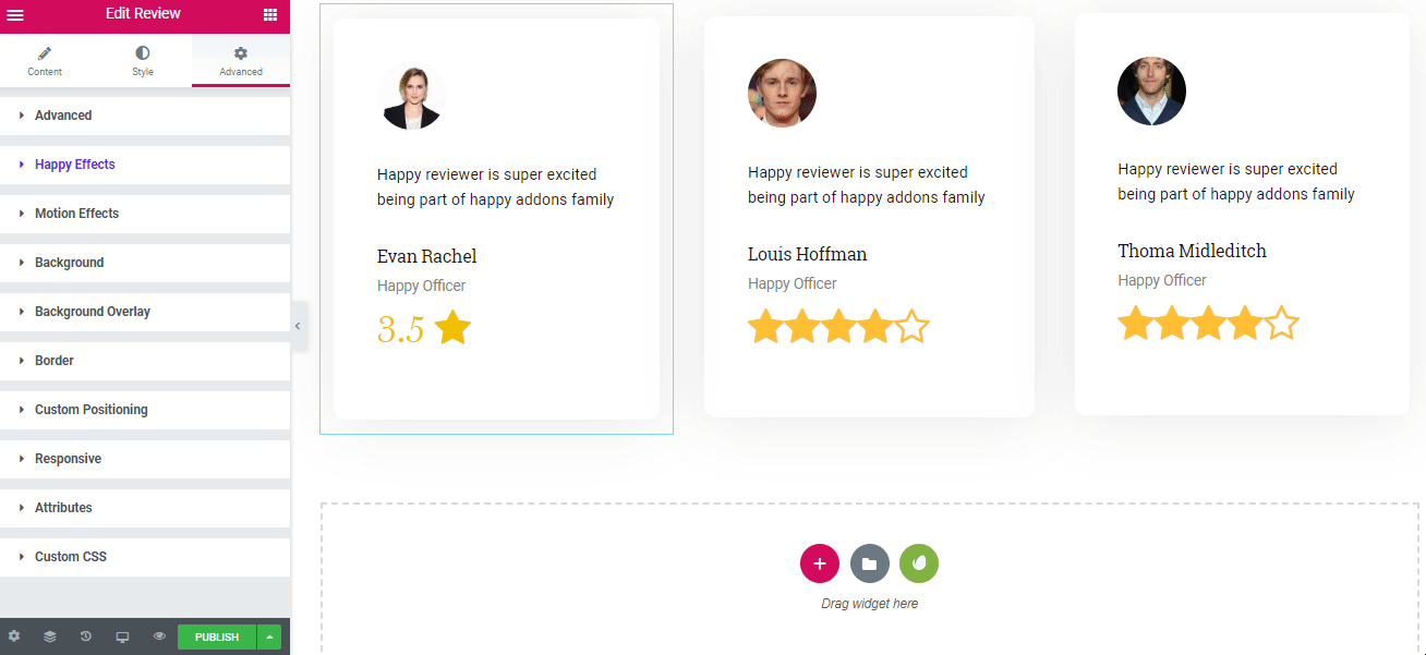 Create Trendy Designs with Elementor to Showcase Online Review for Business