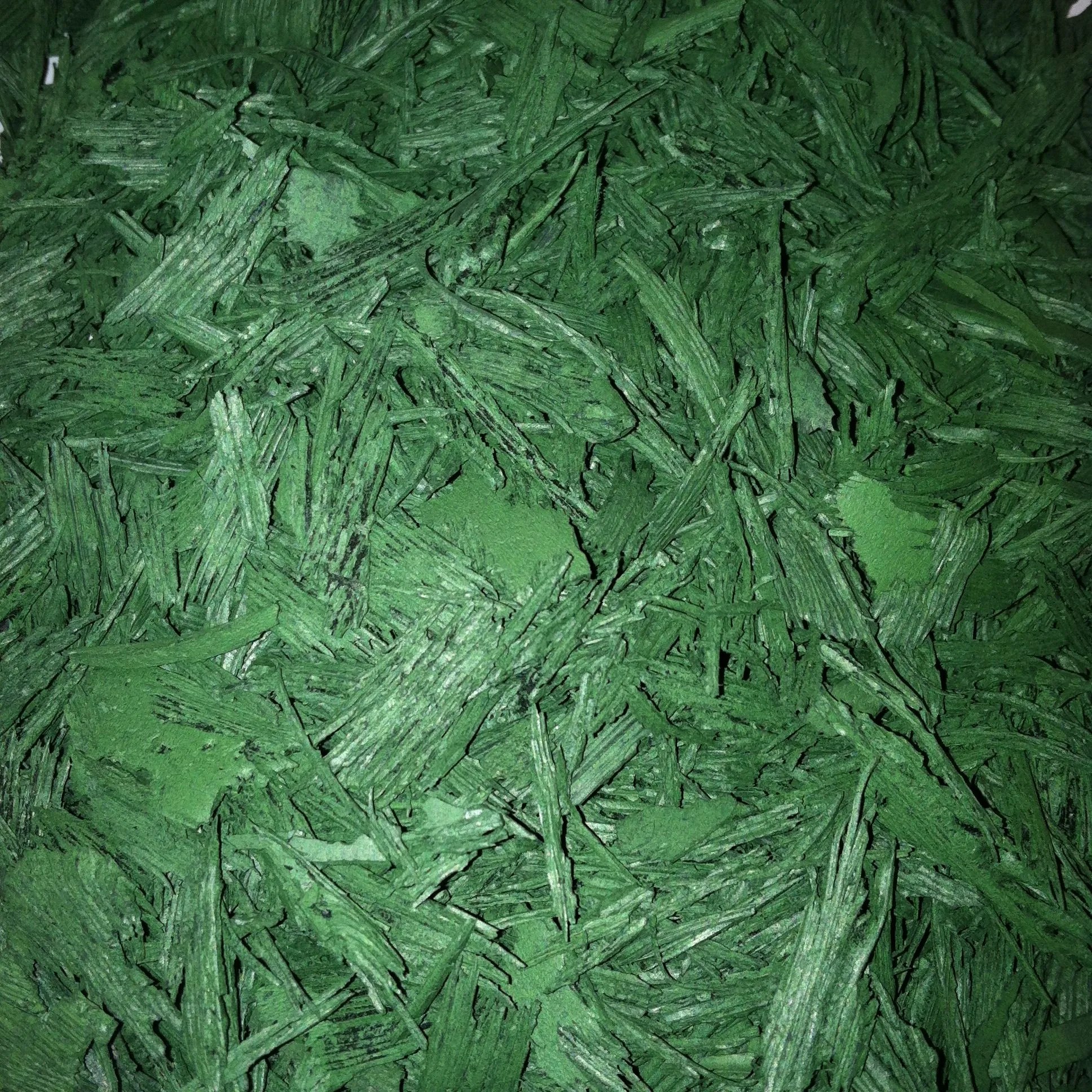 Shredded Rubber Mulch Green Happy Backyards