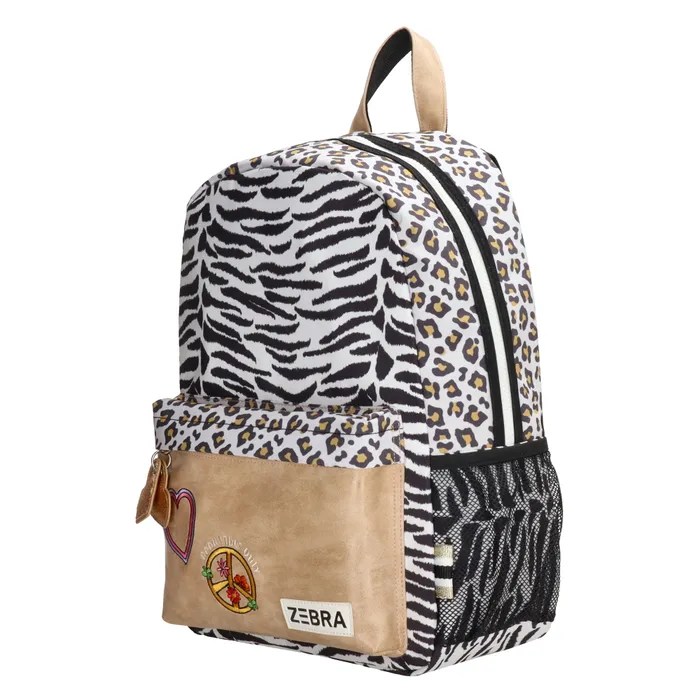 Zebra Rugzak (M) Beige HappyBento