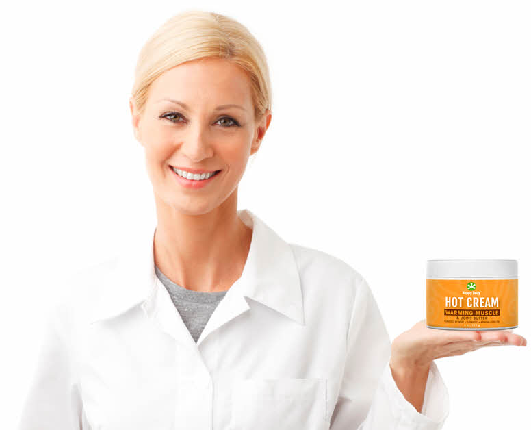 Buy MSM, Turmeric Hot Cream For Pain 4 oz. From Happy Body