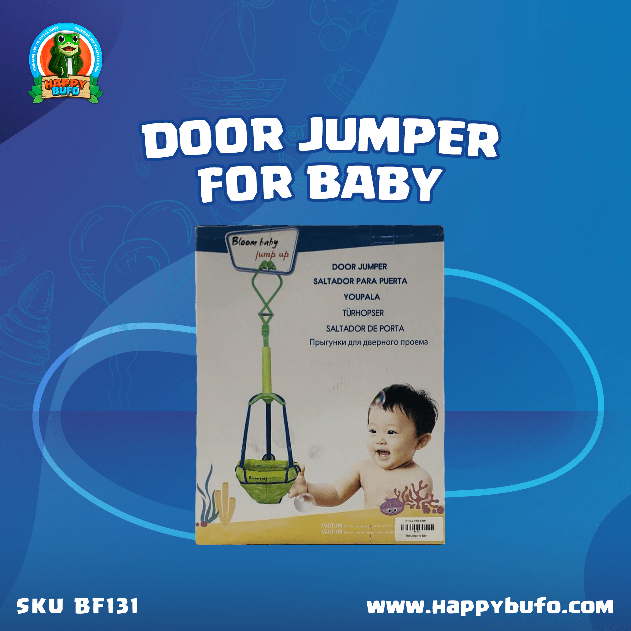 Door Jumper for Baby Happy Bufo