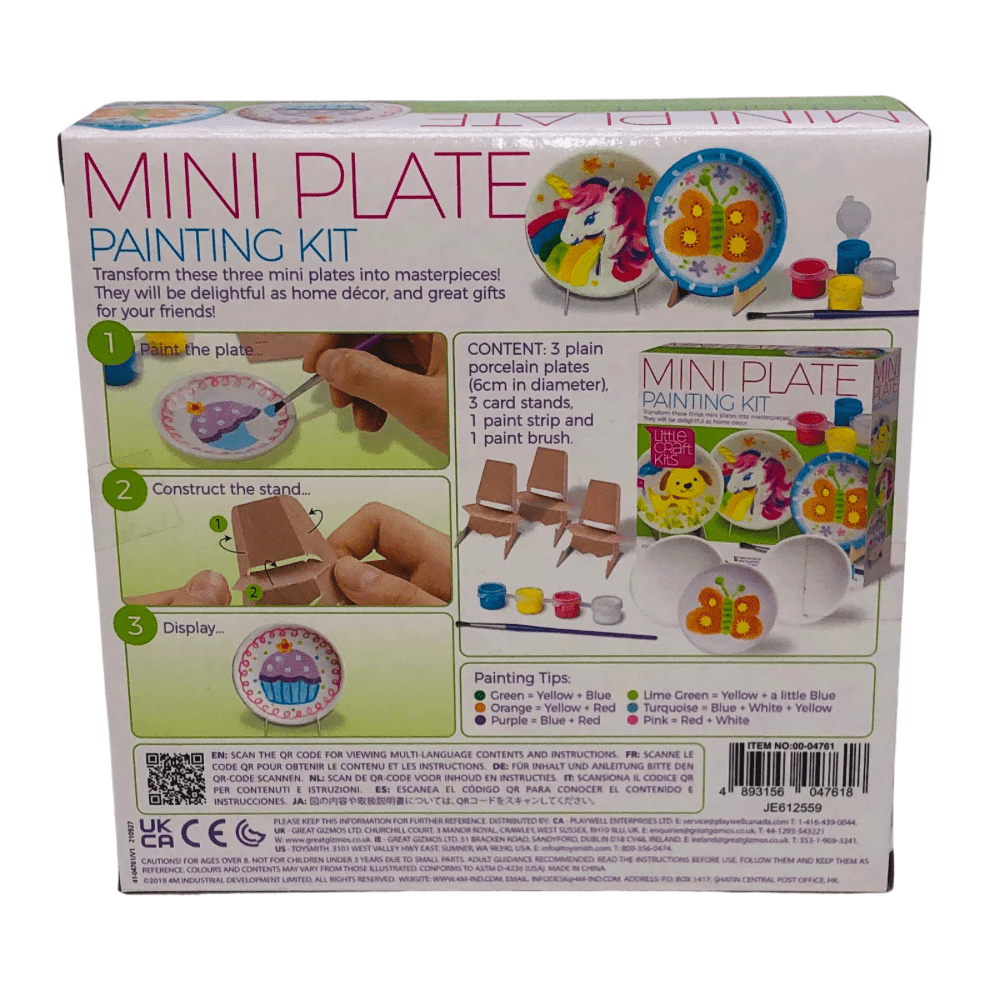 Mini Plate Painting Kit Happy Bufo