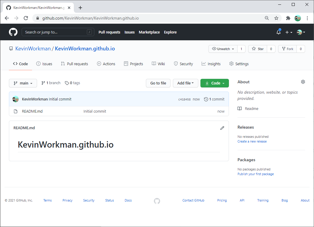 GitHub Pages Happy Coding