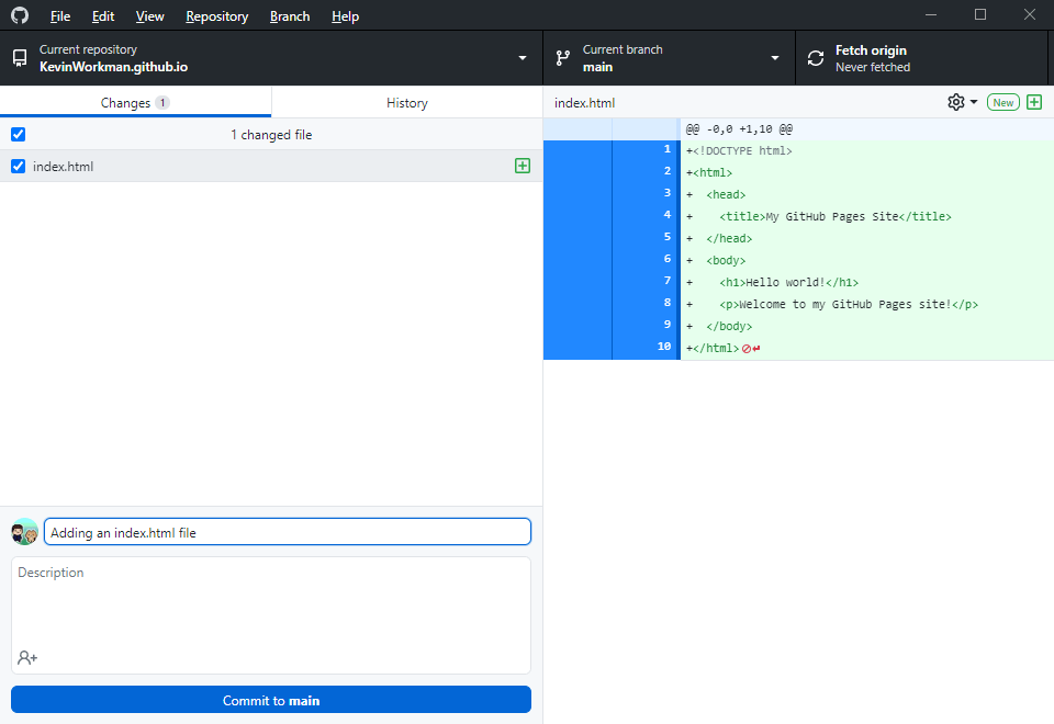 GitHub Pages Happy Coding