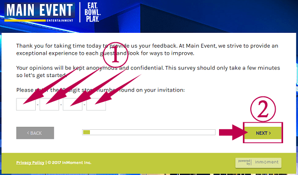 Main Event Survey Happy Customers Review