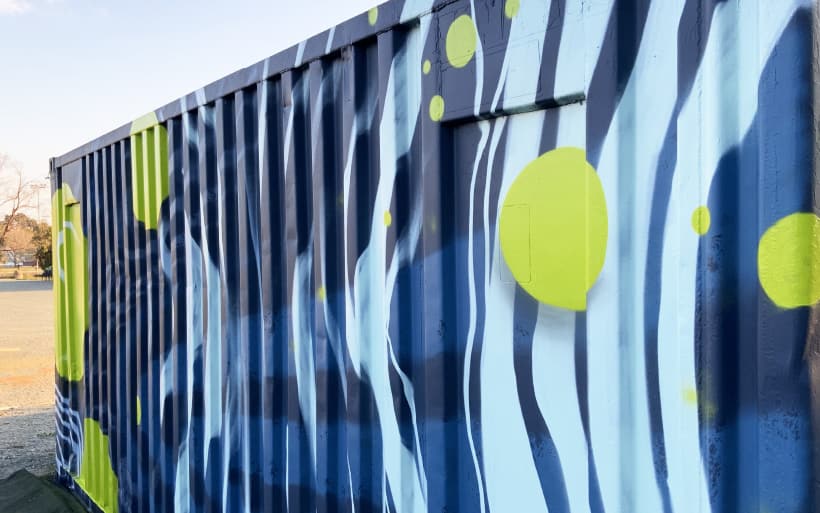 Shipping Container Mural